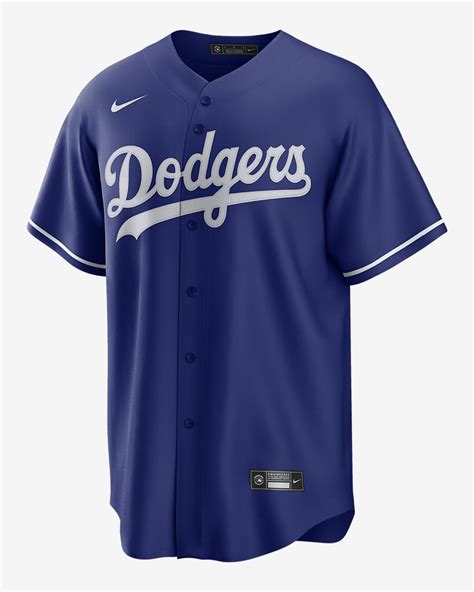 dodgers nike replica black blue jersey - mens|la dodgers jersey.